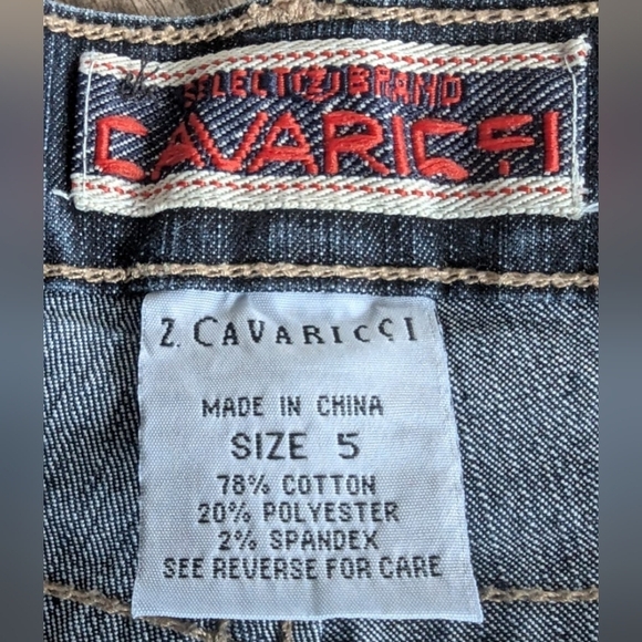 Z. Cavaricci VINTAGE size 5 jeans flare/bootcut - Picture 12 of 16